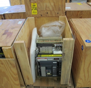 BREAKER, CIRCUIT, 600 FRAME AMP RATING, MASTERPACT NT 08N1 KIND, 3 POLE, 480 VOLT RATING SQUARE D DIRECT REPLACEMENT FOR NSR-EQ ABB K-600S ENVIRONMENTALLY QUALIFIED (EQ) FOR PENETRATION AREA (REFER TO EQDP M-85123) INCLUDES ONE NEW 18" DOOR, MOUNTS USING EXISTING HINGES > CONTINUOUS CURRENT: 600A > INTERRUPTING RATING: 30KA @ 535 VAC > 125VDC OPERATED > RMS 2002 NTC SOLID STATE, PART # NLI-NT08N1-LISB8-EODC-NSR-EQ-001 (W-44) LOADING & HANDLING FEE $15-